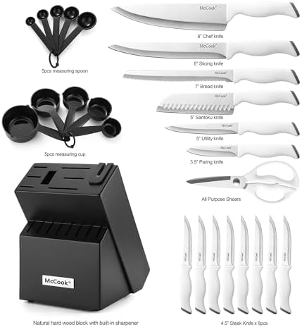 McCook Knife Set with Built-in Sharpener