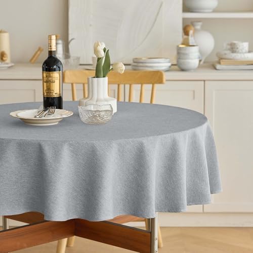 Perfect Heat Resistant Round Tablecloth for Home Outdoor Use