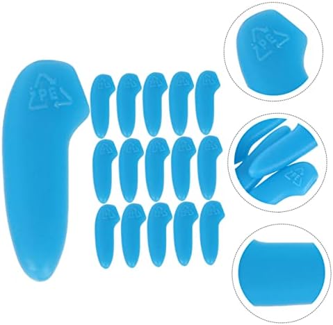 25-Piece Plastic Knife Tip Covers Protects Sharpens Knives