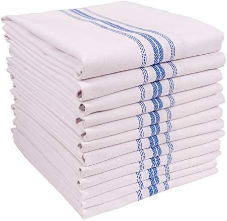 EcoVibe Modern Minimalist Kitchen Towels Set of 12 Green
