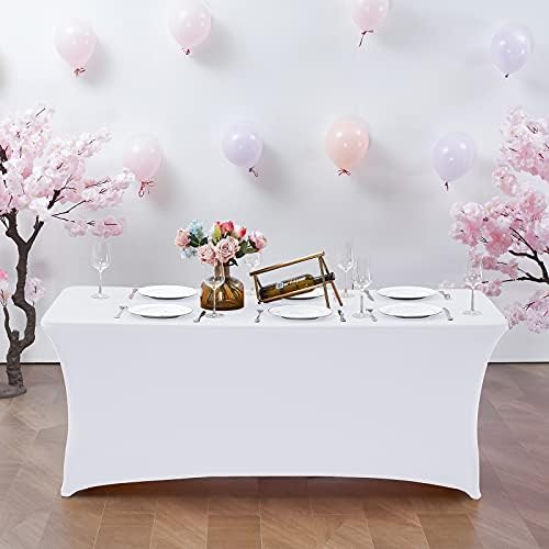 CWK 6FT Stretch Spandex Tablecloth