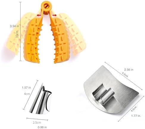 Stainless Steel Finger Protector Adjustable for Cutting Knives
