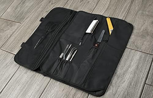 Asaya Chef Knife Roll Bag - 20-Pocket Durable Stain-Resistant