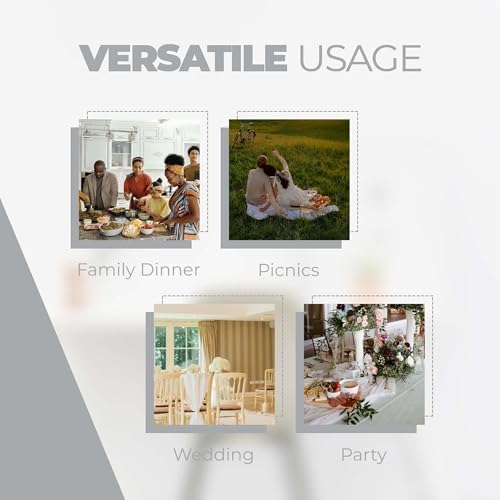 Perfect Heat Resistant Round Tablecloth for Home Outdoor Use
