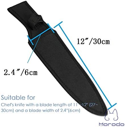 1112 Chef Knife Sheath Black Nylon