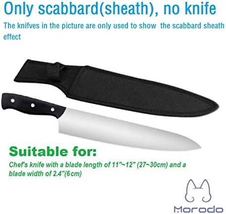 1112 Chef Knife Sheath Black Nylon