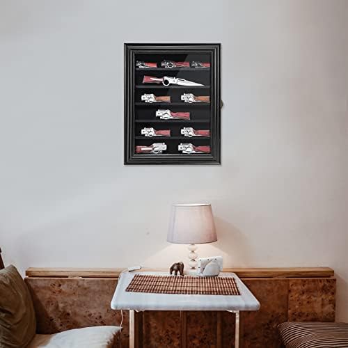 Lockable Tempered Glass Knife Display Case