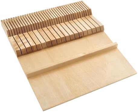 Organize Your Kitchen with the Rev-A-Shelf Dual Row Knife Block