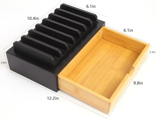 Smocchy EDC Knife Rack Holder 7 Knives_PT-Blk