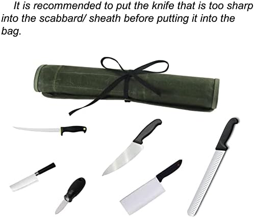 Heavy Duty Chefs Knife Roll Bag Folding Durable