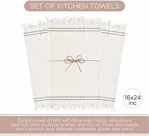 Premium Turkish Cotton Kitchen Towels Set