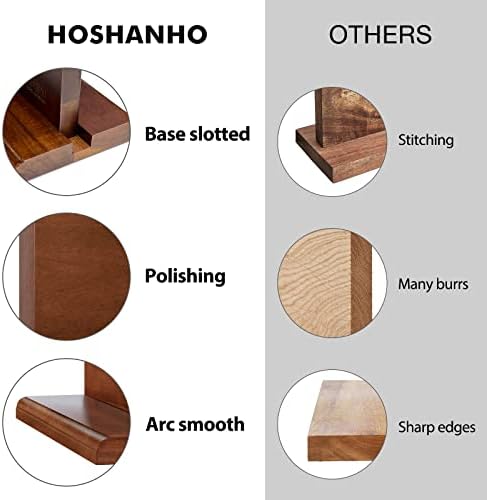 HOSHANHO Magnetic Knife Block 14x10 Inches 1