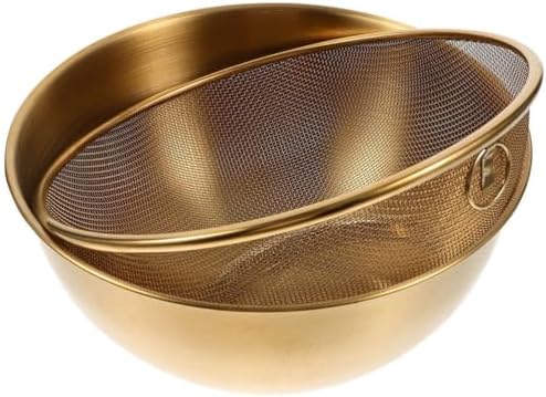 Rice Strainer 304 Stainless Steel Colander Set