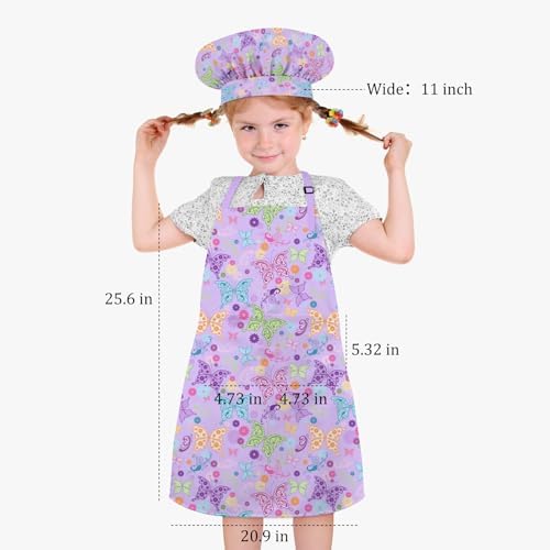 Kids Chef Hat Apron Set