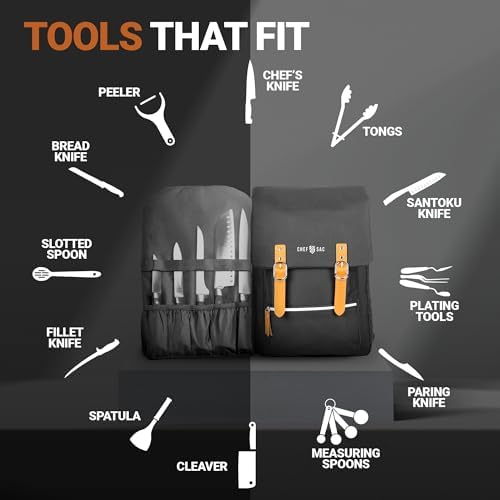 Stylish Compound-Knife Carry Case for Professional Chefs