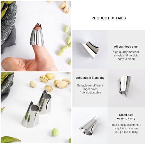 Stainless Steel Finger Protector Adjustable for Cutting Knives