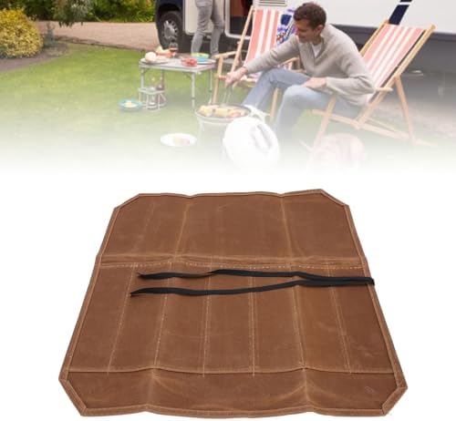 Pssopp Chef Knife Roll Bag Portable Storage for Kitchen Utensils