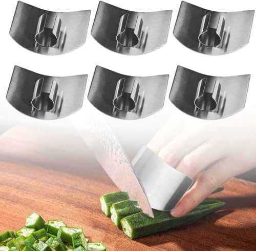 Stainless Steel Finger Protection Safe Durable Premium Must-Have C-6Pcs