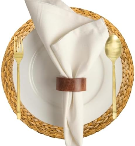 Elegant Napkin Rings - Set of 12