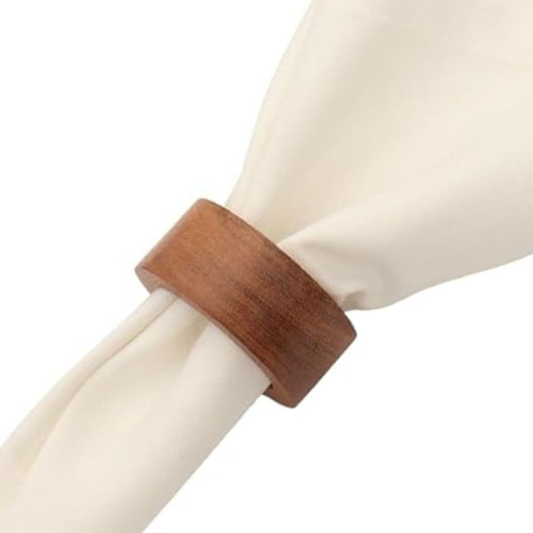 Elegant Napkin Rings - Set of 12