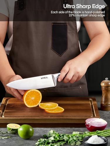 Aiheal 17PCS Kitchen Knife Set