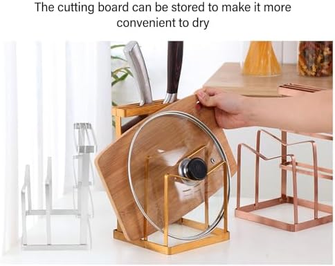 Space-Saving Stainless Steel Knife Rack for Tiny Homes and Small Spaces