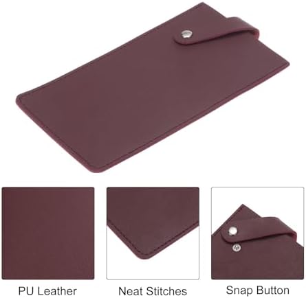 Patikil PU Leather Knife Sheath Dark Red