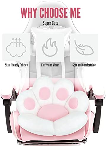 COMFY Kawaii Cat Paw Cushion for Gamers
