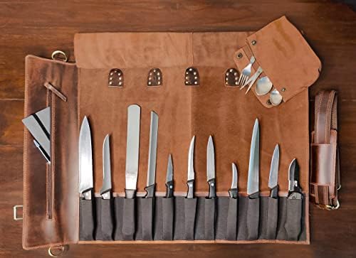 Rustic Town Chef Knife Roll for All Knives