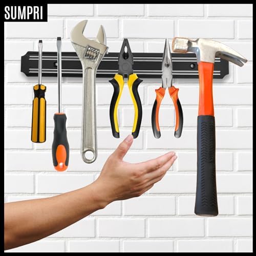 SUMPRI Magnetic Knife Holder Strip for Wall Set of 2 15 inch
