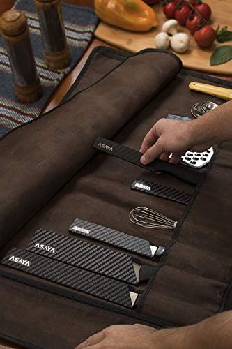 Asaya Canvas Chef Knife Roll Bag