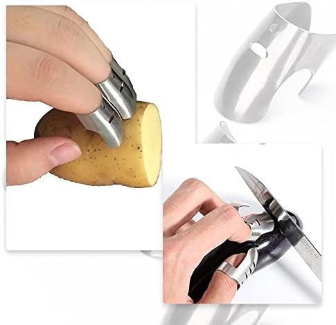 4 Pcs Stainless Steel Finger Protectors