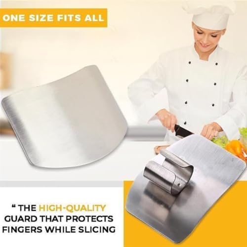 Dengwang Stainless Steel Finger Guards Ergonomic Design Two-Finger Protection