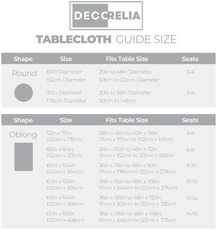 Perfect Heat Resistant Round Tablecloth for Home Outdoor Use