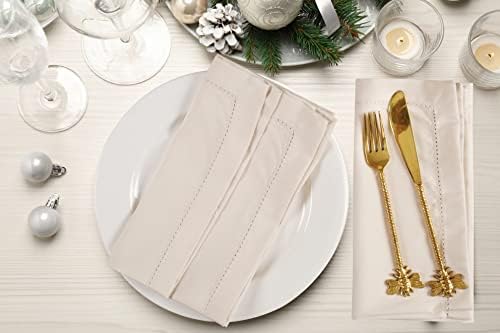 Elegant 20x20 Soft Cloth Napkins Washable Dinner Napkins for Home Weddings Events