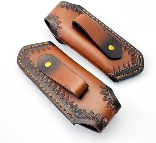 Foldable Leather Knives Case - Outdoor Camping Kitchen Use