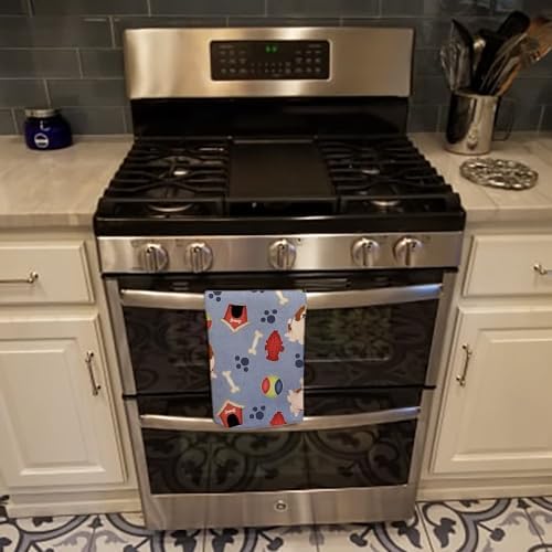 Carolines Treasures Basset Hound Kitchen Towels Dishcloths for Dogs