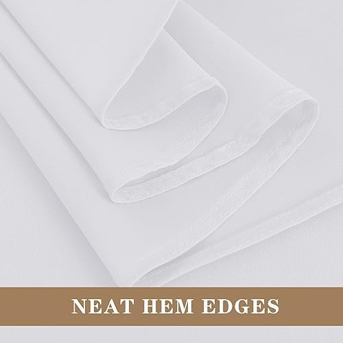 Fitable White Tablecloths 70x120