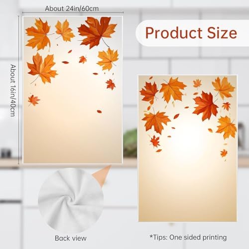 Oeught Fall Decor Towel Set 4pcs 16x24 Inch