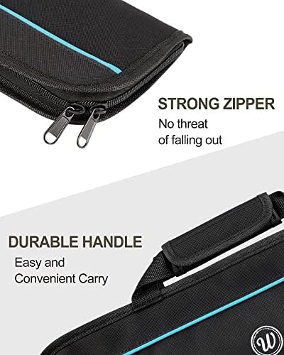 5-Pocket Chefs Knife Roll 600D Nylon Lined Perfect for Professional Carry