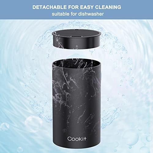 Cookit Universal Knife Block with Scissors Slot Black