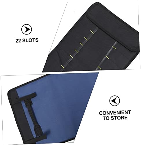 22 Slot Knife Holder Bag for Chefs and Kitchen Tools Storage