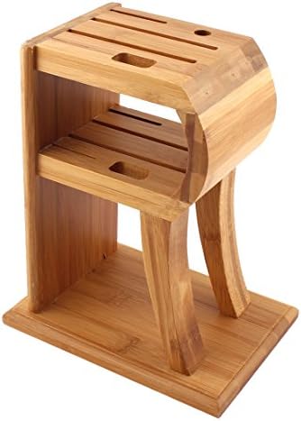 Premium Handcrafted 5-Slot Kitchen Knife Holder