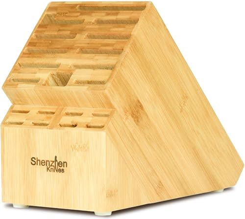 Master Your Cooking with 20 Slot Knife Block