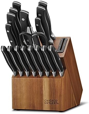Insignia 18-Piece Knife Set with Built-In Sharpener