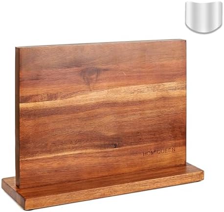 HOMIQUEEN Magnetic Knife Block Double Sided