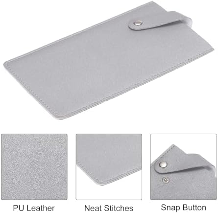 PATIKIL Waterproof PU Leather Knife Sheath - 8 Kitchen Knife Protector Silver