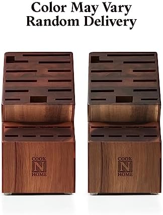 Acacia Wood Knife Block by Cook N Home