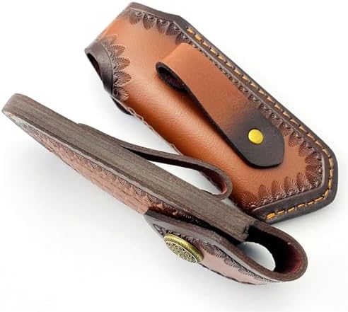 Foldable Leather Knives Case - Outdoor Camping Kitchen Use