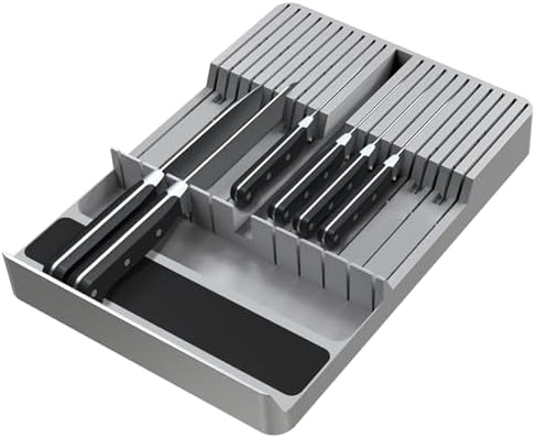 NIUXX Knife Organizer Ultimate Space-Saver for Your Kitchen Drawer